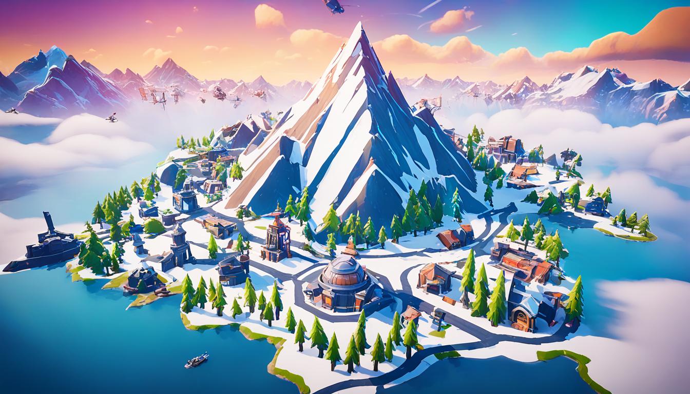 fortnite chapter 5 map with names